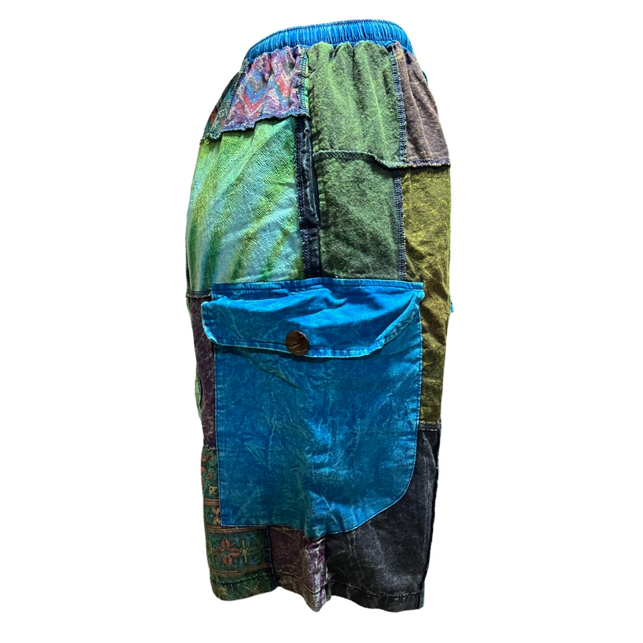 Shorts - Patchwork w/2 pocket