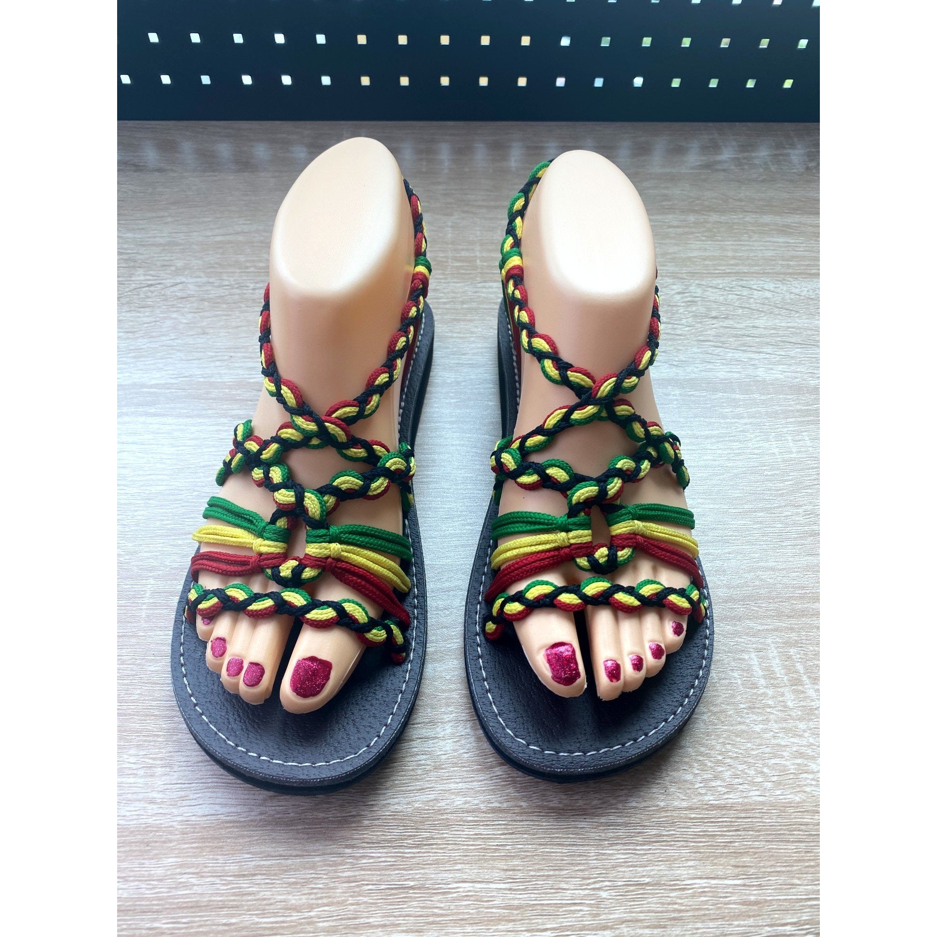 Shoes - Braided Sandals Reggae-1