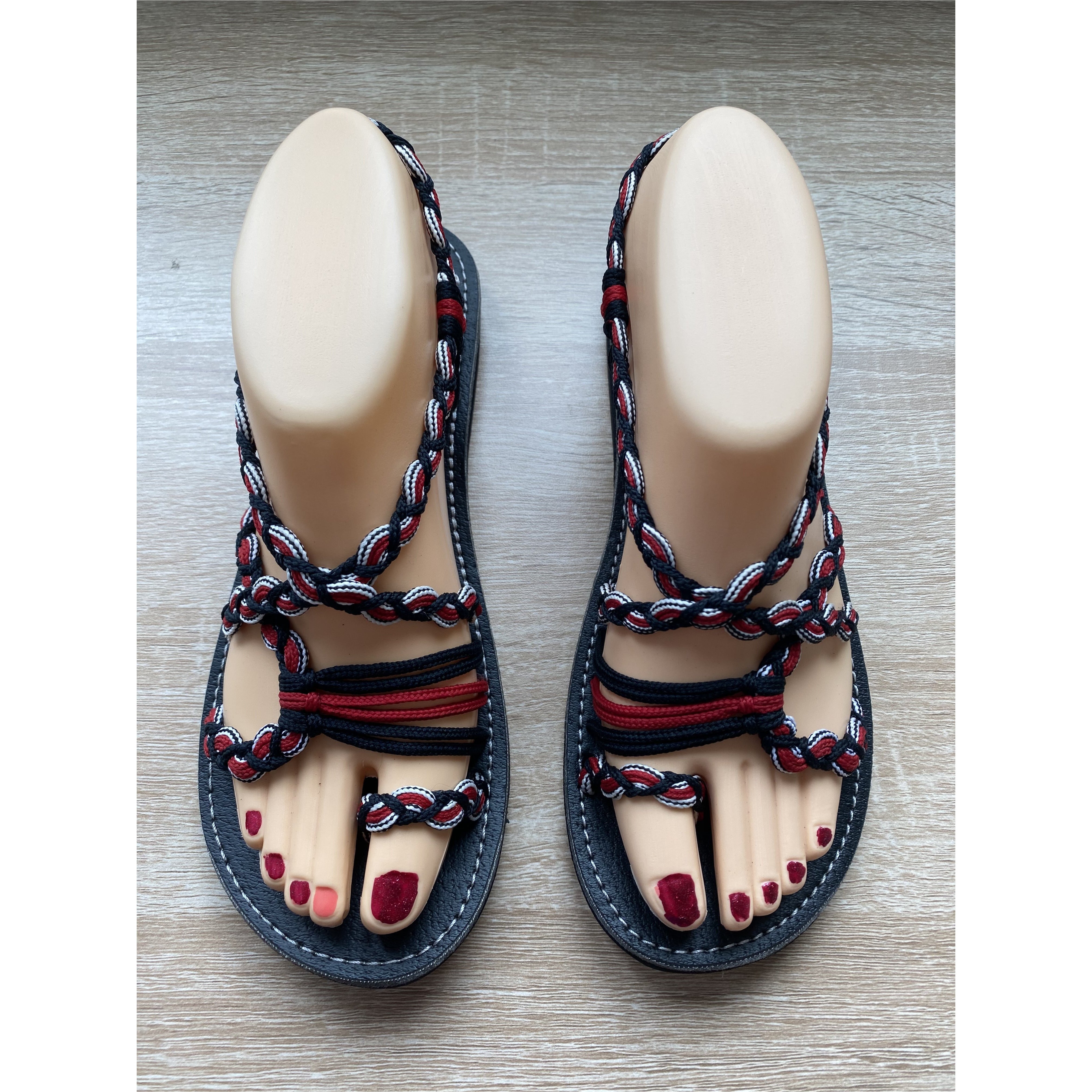 Shoes - Braided Sandals BRW