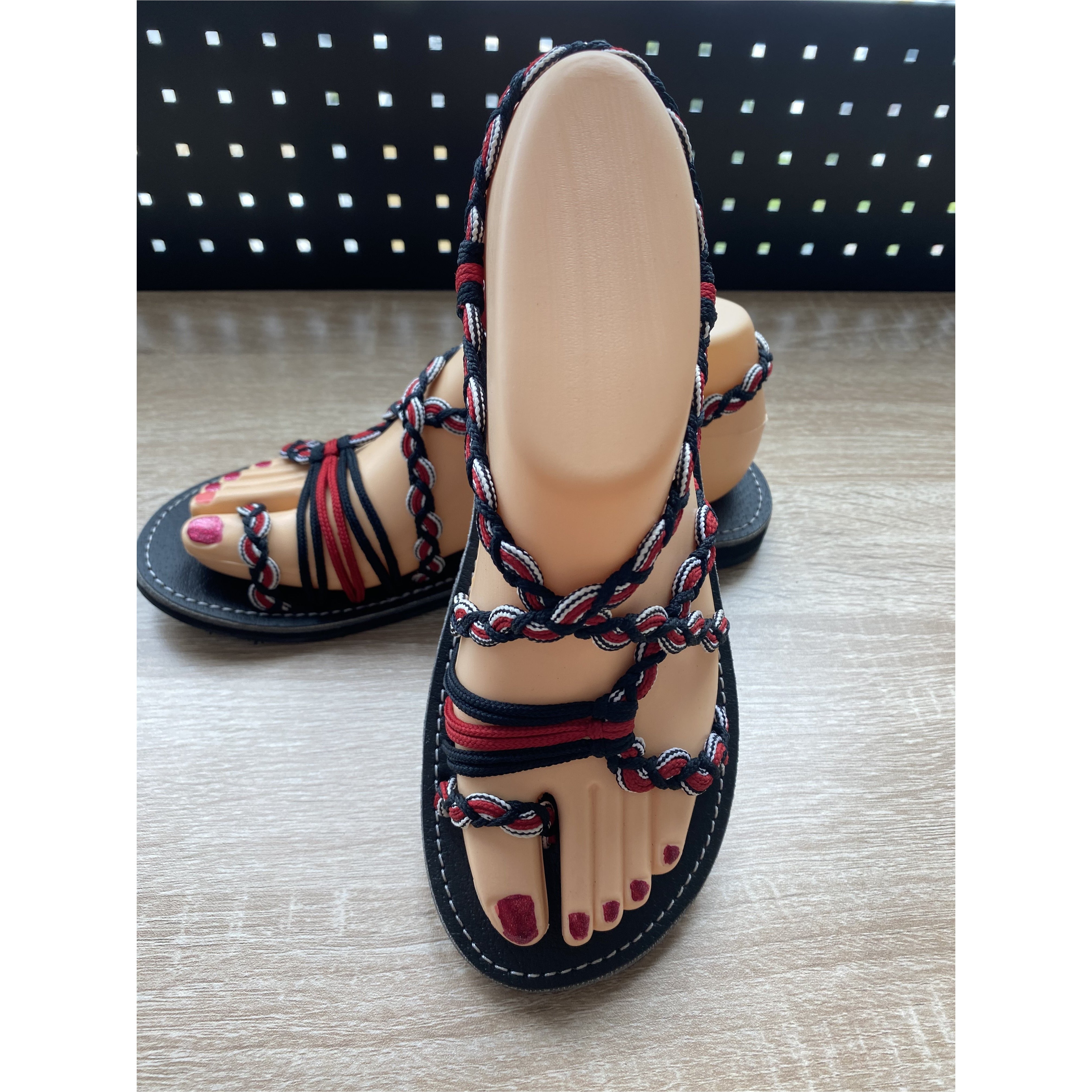 Shoes - Braided Sandals BRW