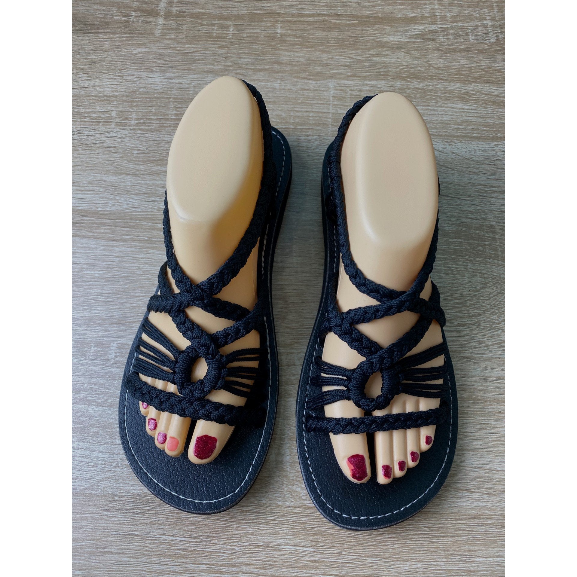 Shoes - Braided Sandals BL