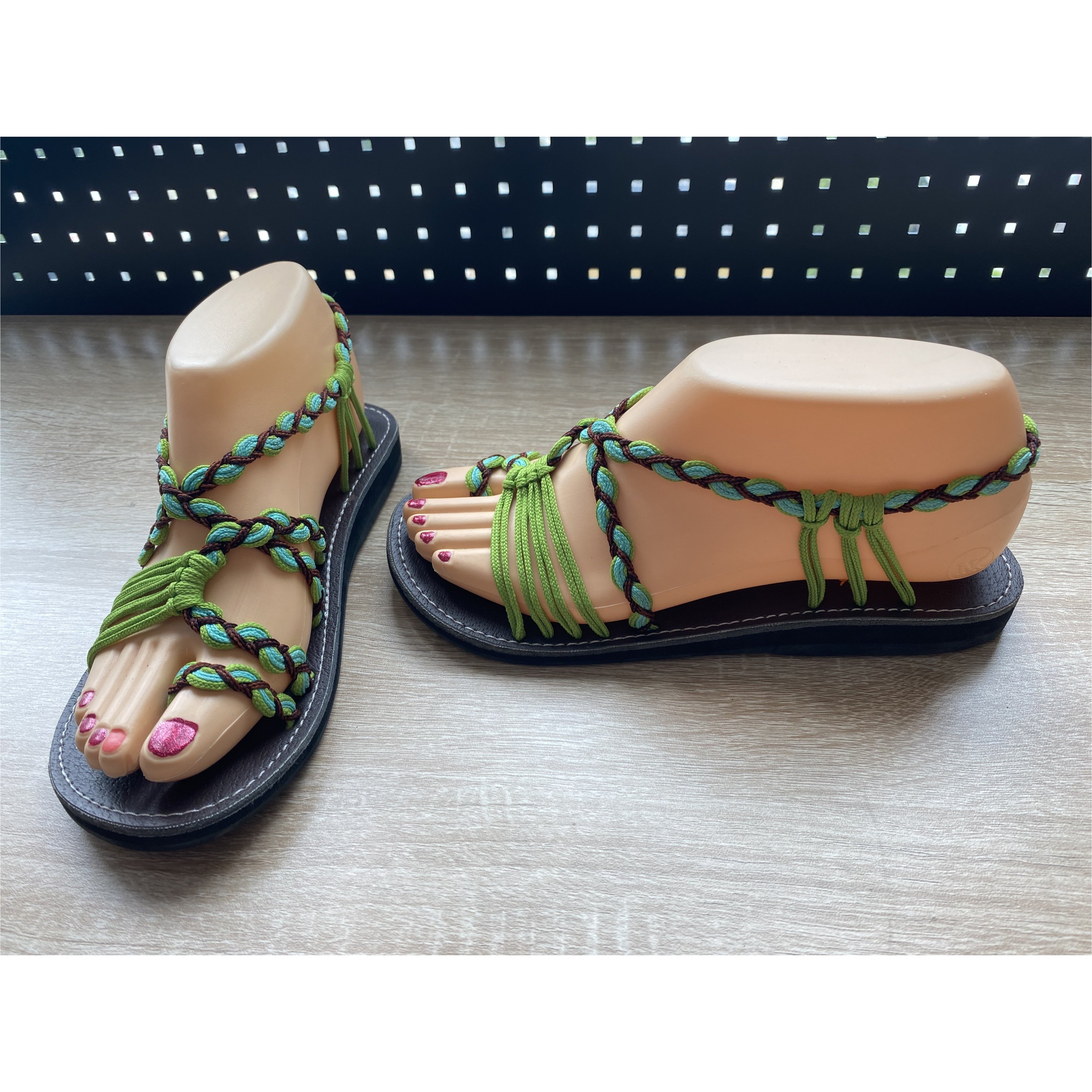 Shoes - Braided Sandal GB/BR