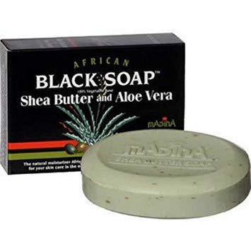 Soap - MADINA- Black Soap w/ Shea Butter/ Aloe Vera - KULTURAL VIBEZ